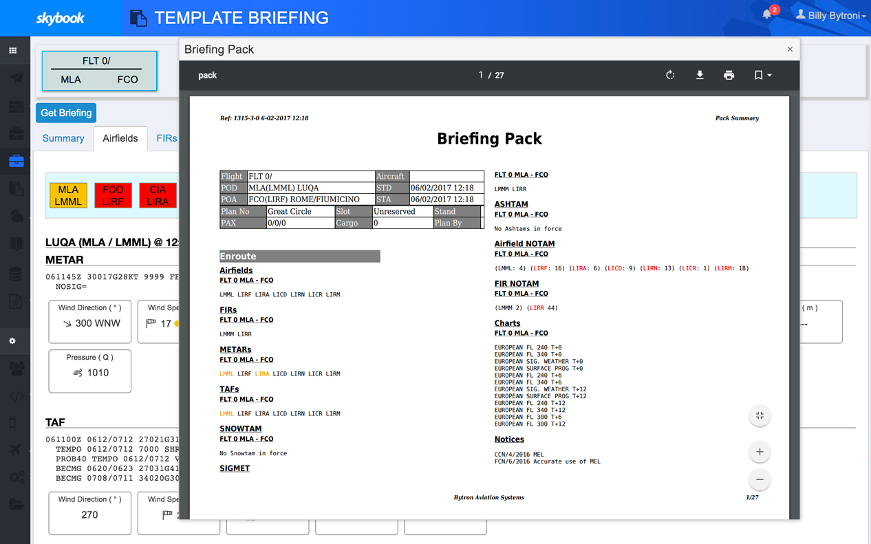 briefing template