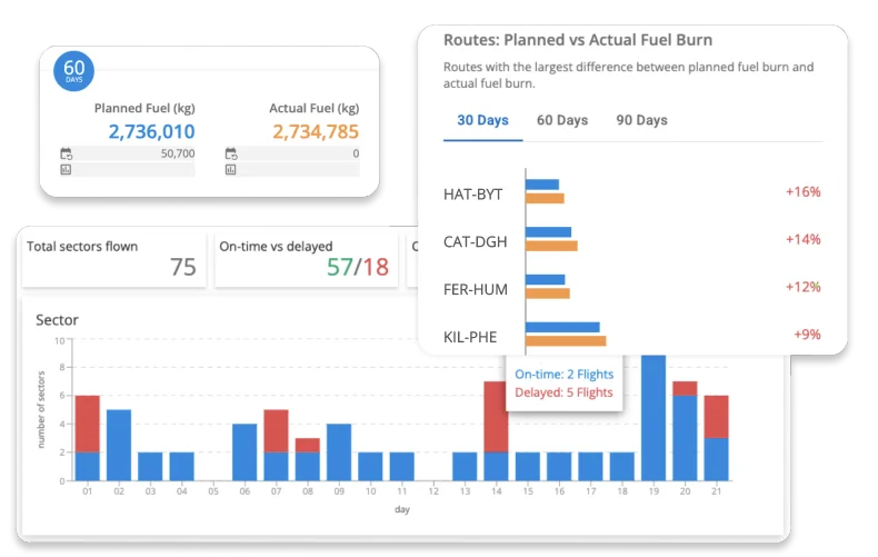 Instant flight reports