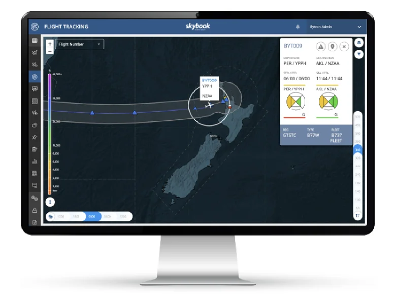 Private Jet flight tracking