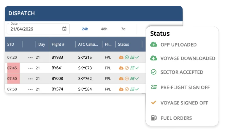 Seamless flight operations