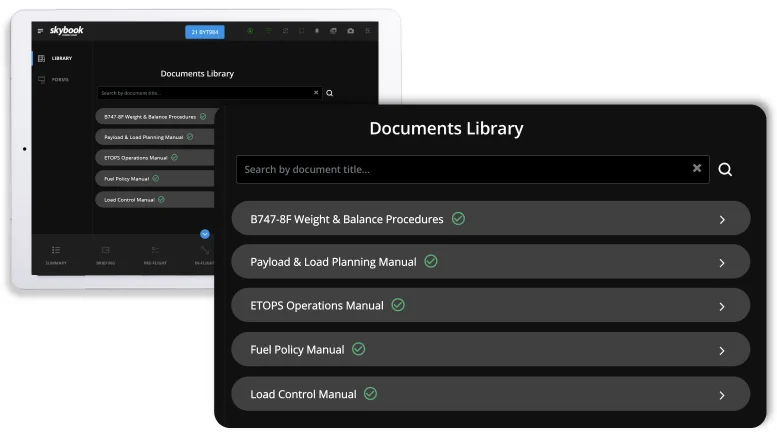 Operational documents & manuals