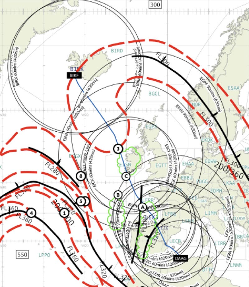 skybook puts operators firmly in control when it comes to ETOPS charts.