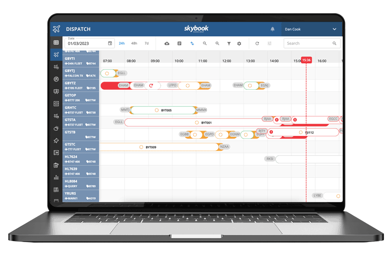 Skybook Ops Board