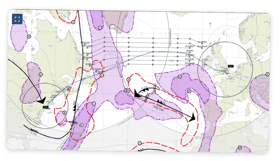 ETOPS / EDTO charts creation