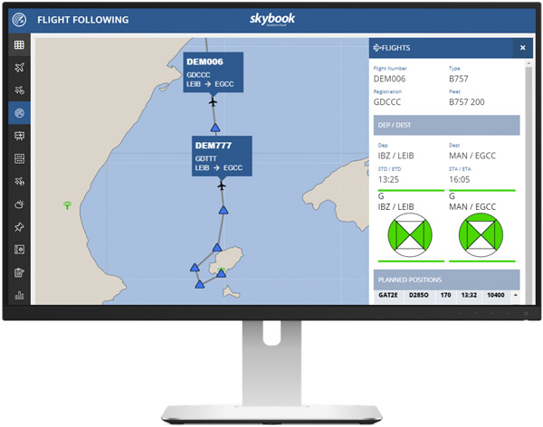 flight tracking airline software