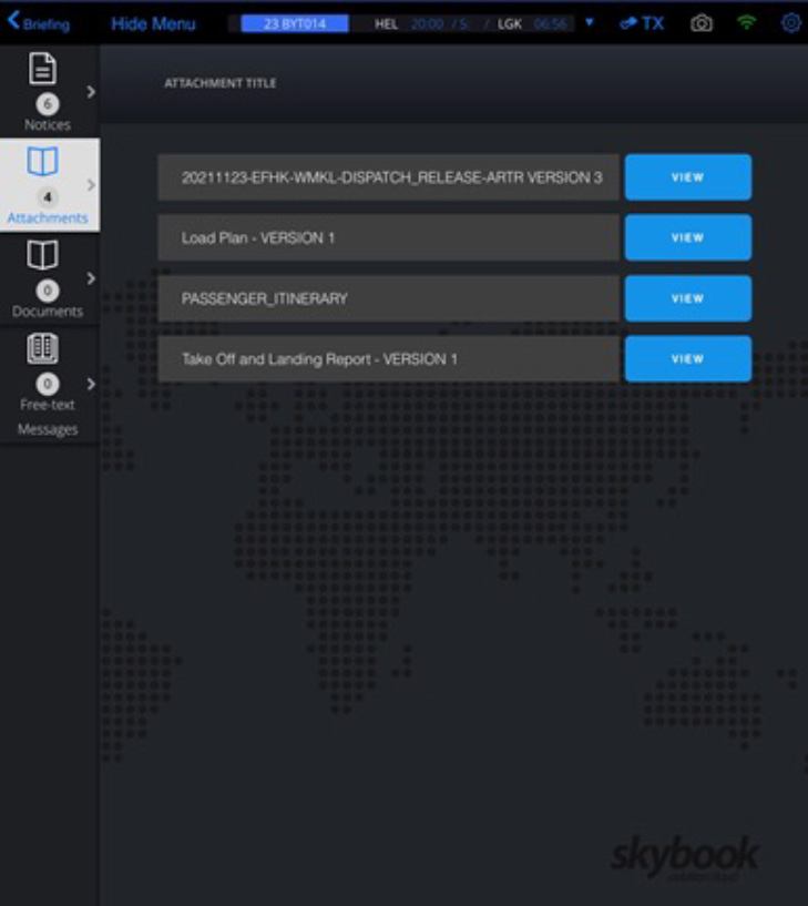 Integration with AeroData reports