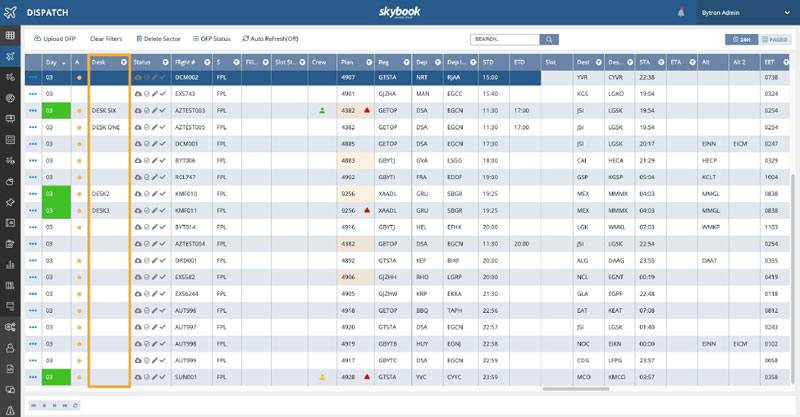 airline desk id updates