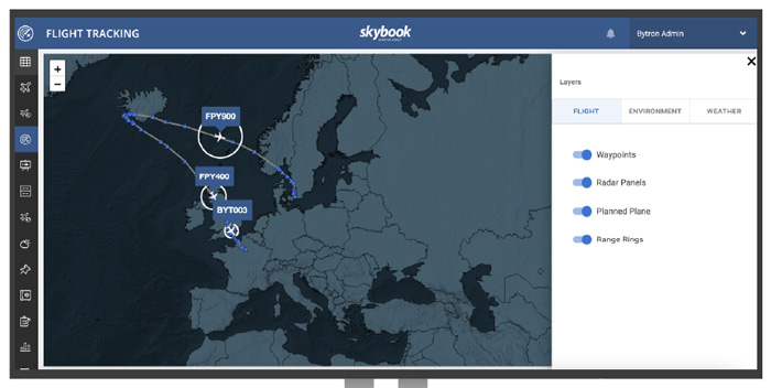 flight layers in flight tracking