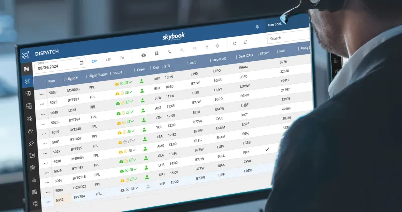 flight dispatch efb system