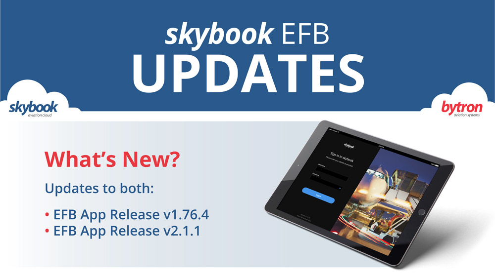 skybook efb app May release notes