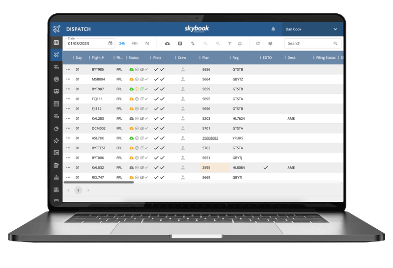 ops board aviation dispatch