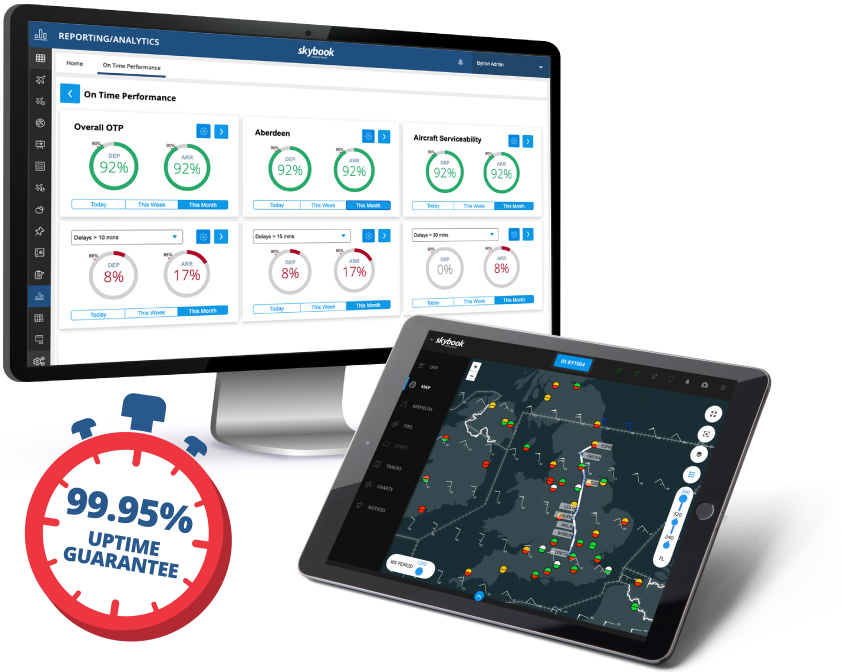 skybook aviation cloud showcasing at flight operations IT aviation events