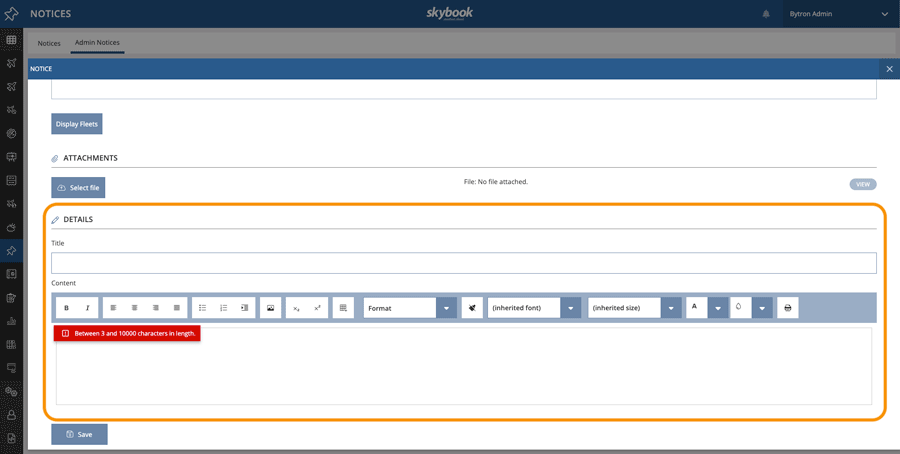 aviation notices update