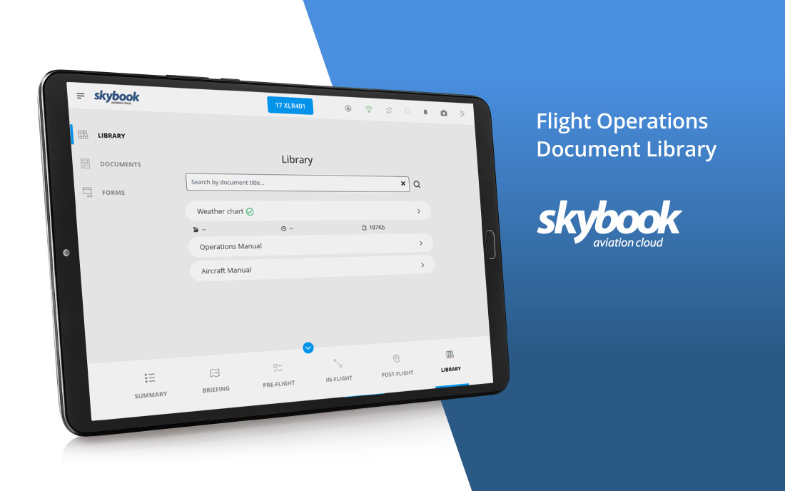 flight operations document manager for digital operations manuals