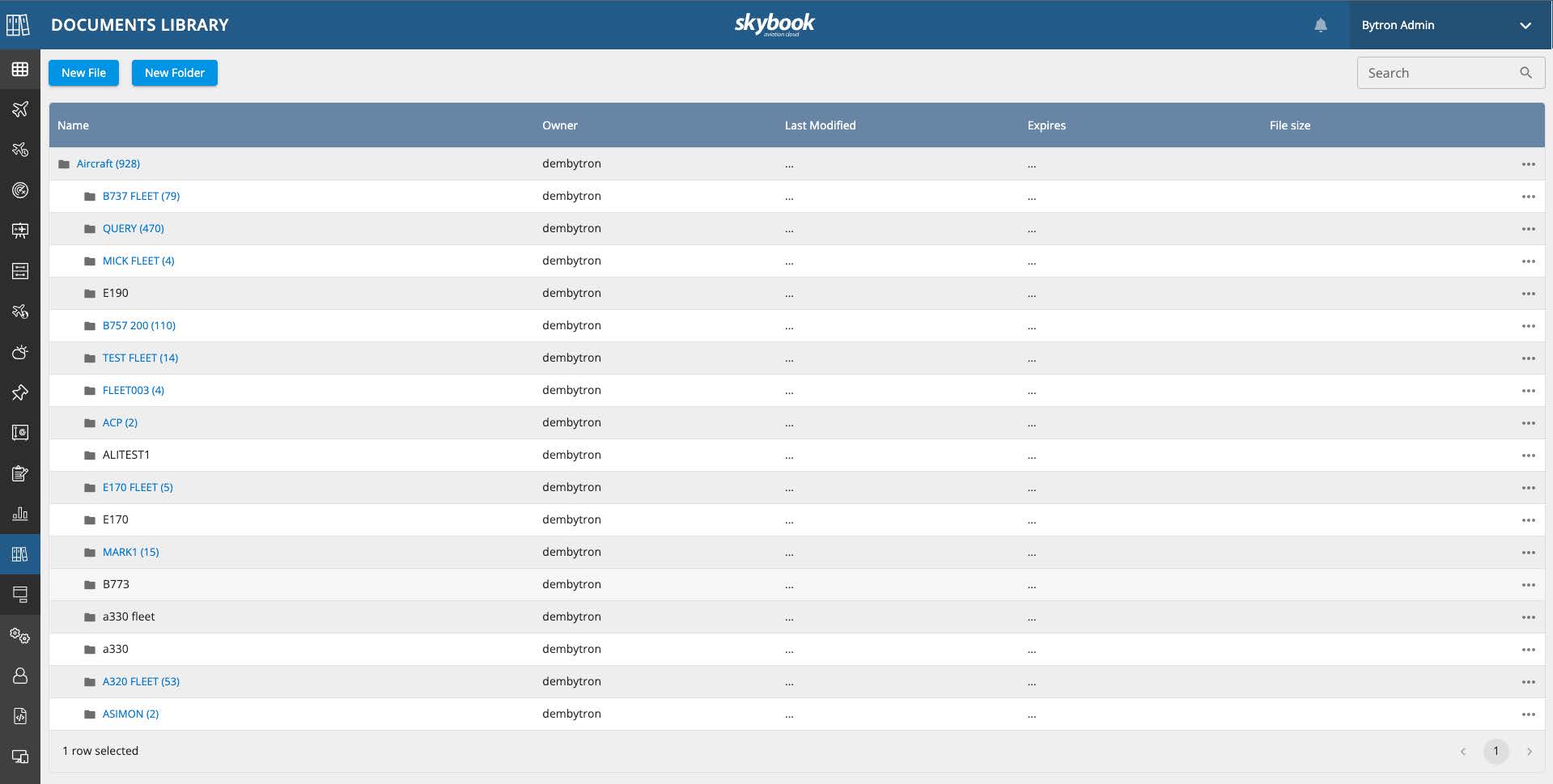 document library aviation