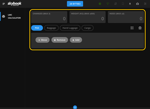 lmc calculator summary screen