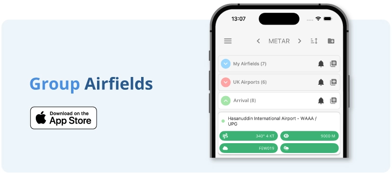 group airports and airfields