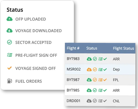 flight operations communication efb app
