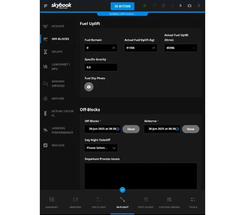 efb sync in progress