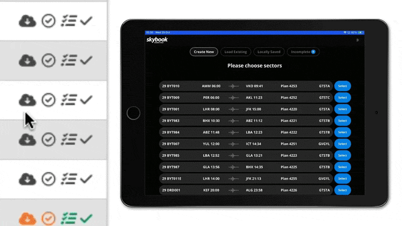 flight status audit trail