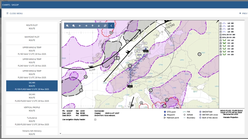 icing chart significant weather