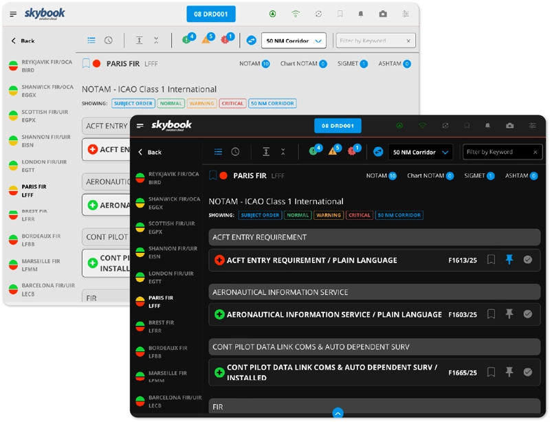 skybook notam management
