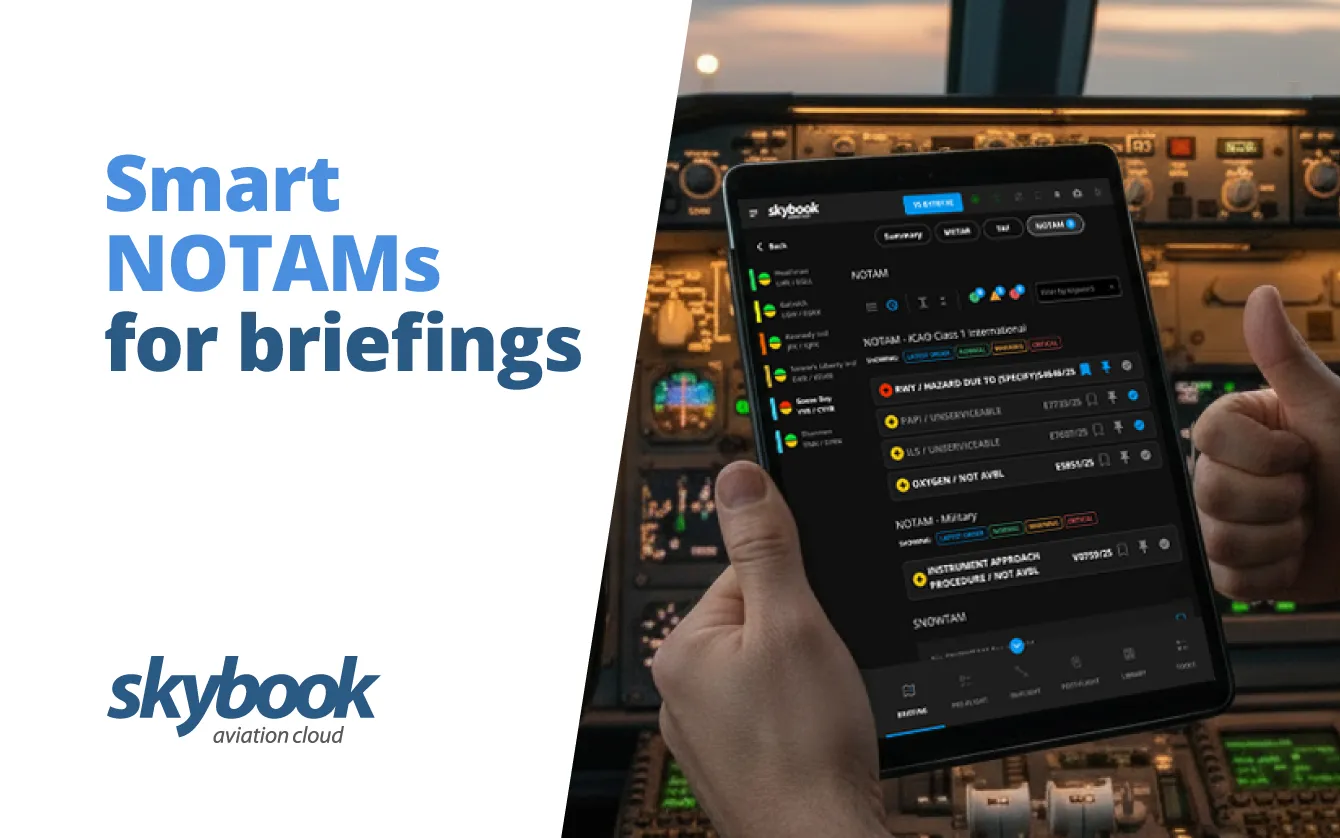 smart notams for flight crew briefings