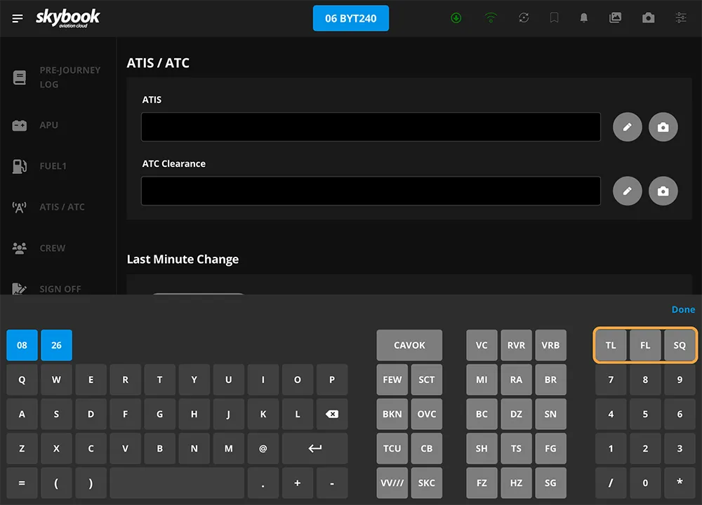 Flight Level and Squawk